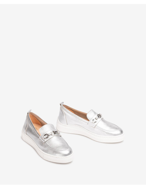Mocassins avec semelle sport.-Collection été-Chaussure femme Maroc