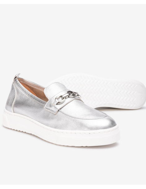 Mocassins avec semelle sport.-Collection été-Chaussure femme Maroc