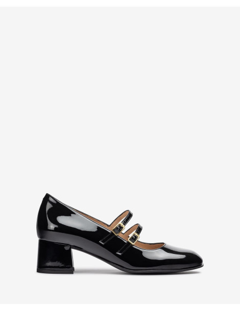 Babies en vernis noir-Babies-Chaussure femme Maroc