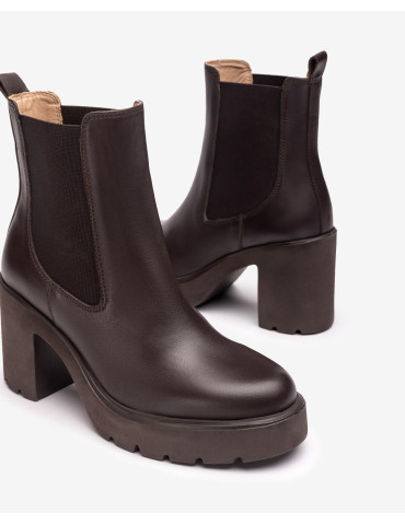 Bottines Chelsea SuperLight Marron-Collection hiver-Chaussure femme Maroc