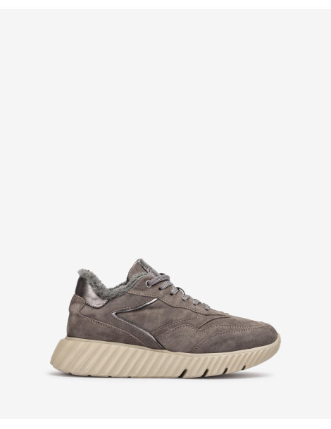 Baskets Super Light en daim et cuir vernis-Baskets-Chaussure femme Maroc