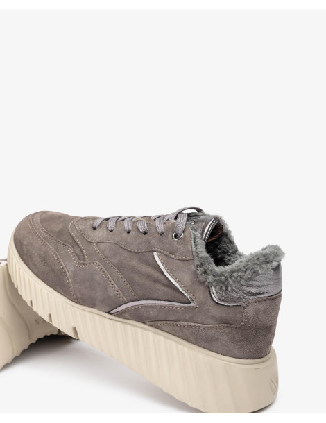 Baskets Super Light en daim et cuir vernis-Baskets-Chaussure femme Maroc