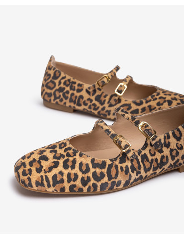 Ballerines avec boucle  en...