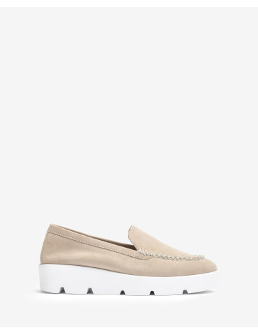 Mocassins à plateforme - ECRU