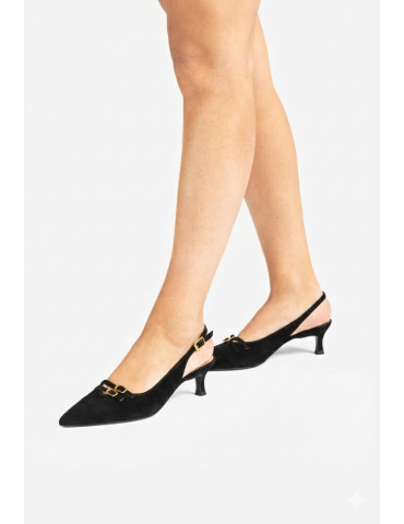 Escarpins à talon fin et...