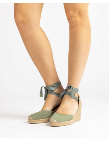 Espadrilles à lacets sur la cheville-Espadrilles-Chaussure femme Maroc