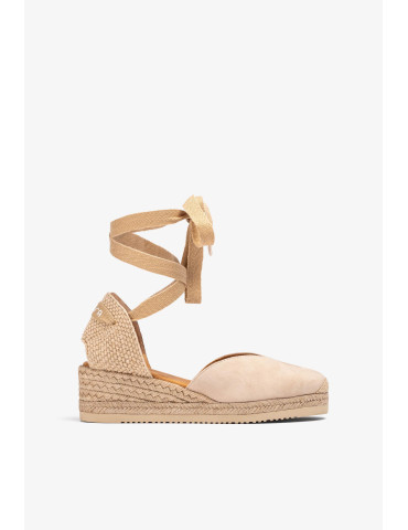 Espadrilles basses à lacets...