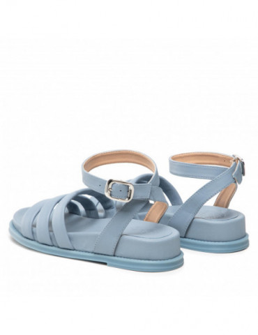 Sandale semelle couleur assortie-Sandales plates-Chaussure femme Maroc