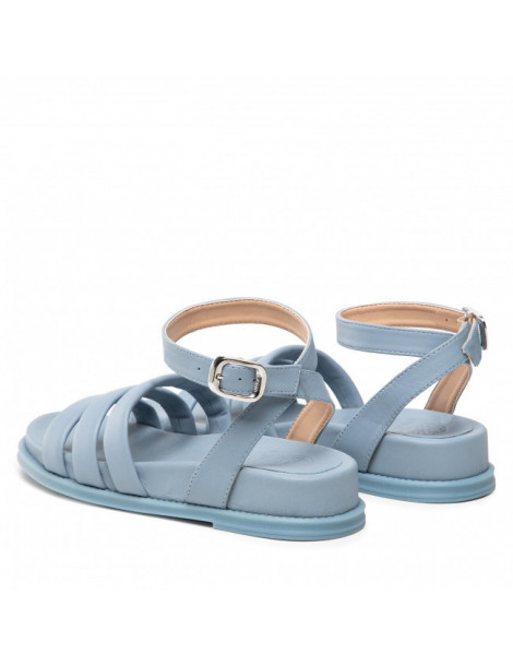 Sandale semelle couleur assortie-Sandales plates-Chaussure femme Maroc