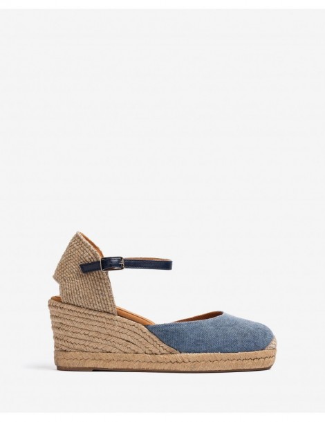 Espadrilles en tissu recyclé ECOLINO-Espadrilles-Chaussure femme Maroc