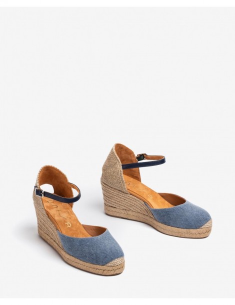 Espadrilles en tissu recyclé ECOLINO-Espadrilles-Chaussure femme Maroc