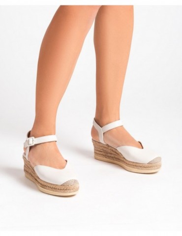 Espadrilles en cuir-Espadrilles-Chaussure femme Maroc